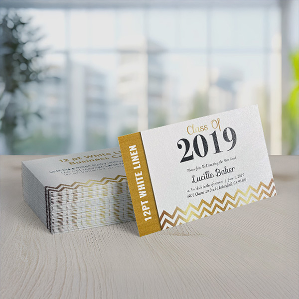 12pt Linen Business Cards