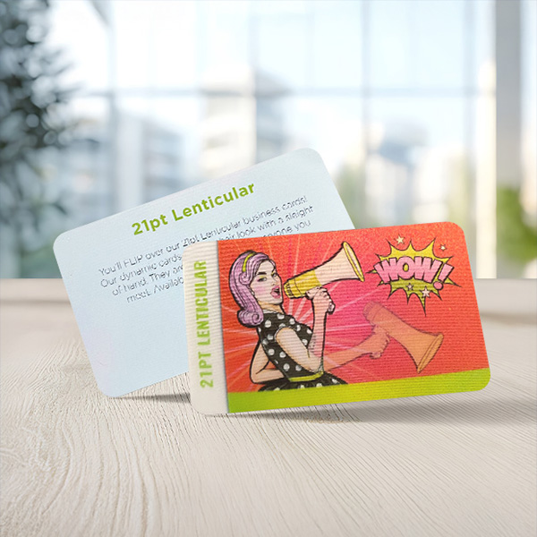 21pt Lenticular Business Cards