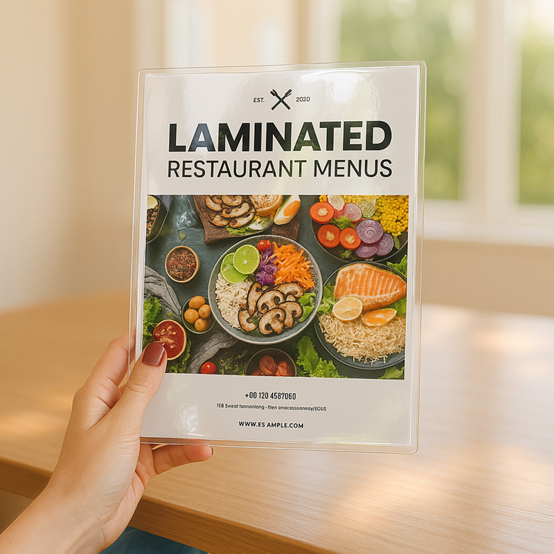Laminated Color Menus
