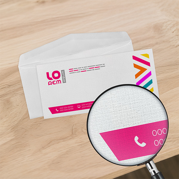 Full Color Linen Envelopes (Textured Paper)