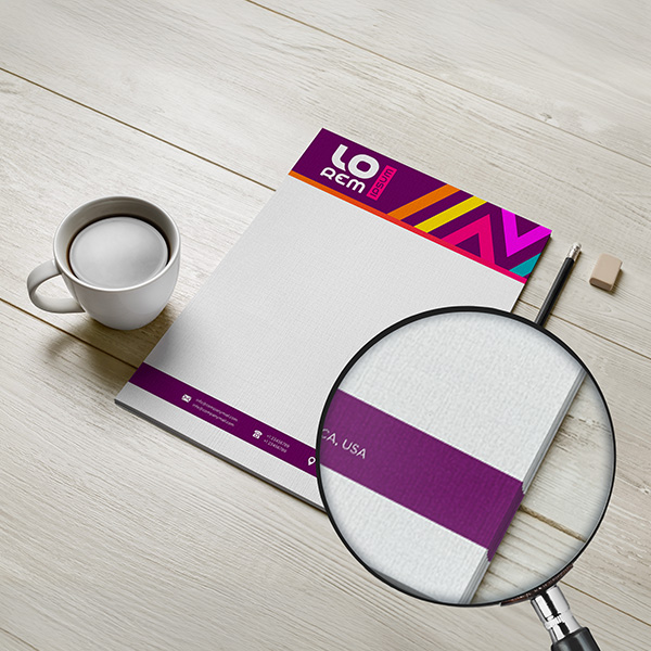 Full Color Linen Letterhead (Textured Paper)