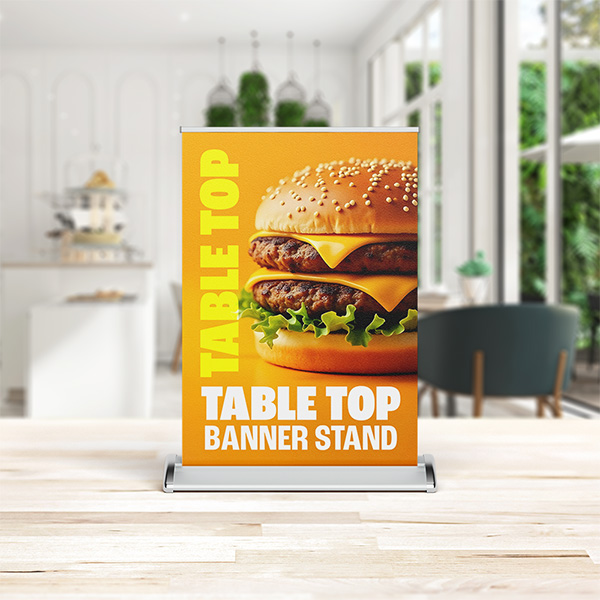 Table Top Banner Stand