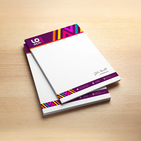 Full Color Premium Letterhead