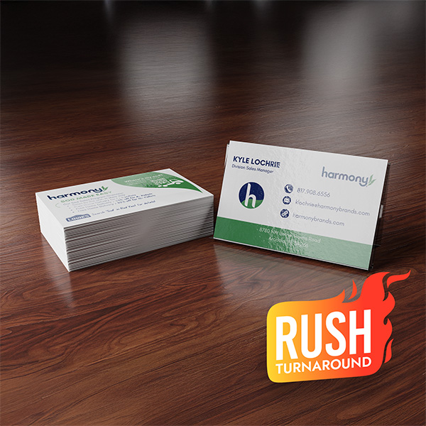 Rush 16pt Glossy <br>Business Cards