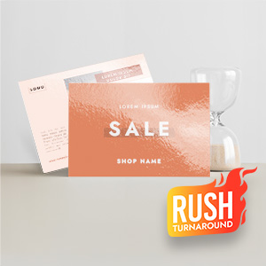 Rush 16pt UV Gloss Postcards