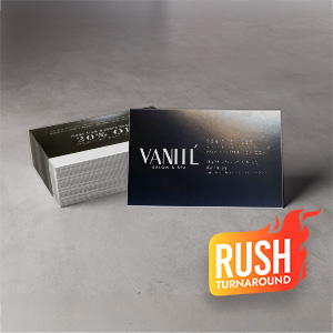 Rush 16pt Satin Business Cards
