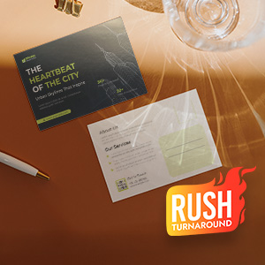 Rush 16pt Satin Postcards