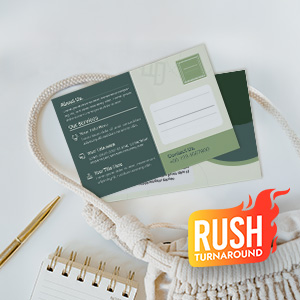 Rush 16pt Uncoated Postcards