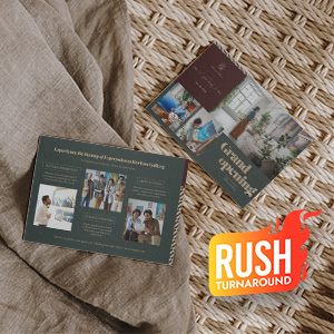 Rush 18pt Velvet Postcards