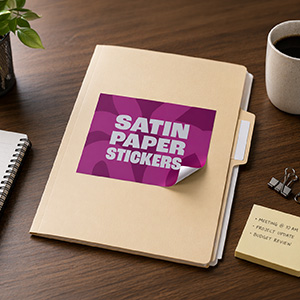 Satin Paper Stickers