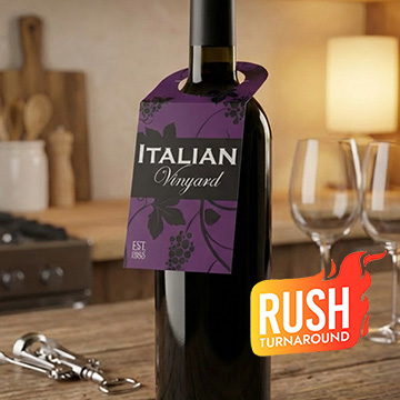 Bottle Neck Hang Tags