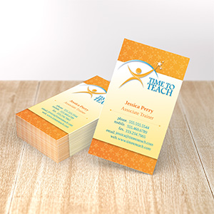 Time to Teach Portrait Card