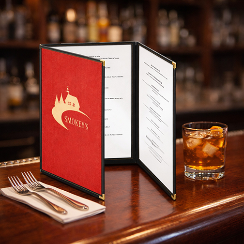 Cover Stock Menu Inserts