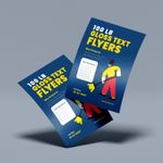 100lb Gloss Text Flyers Cheap