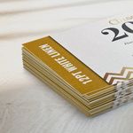 White Linen Business Card Cheap