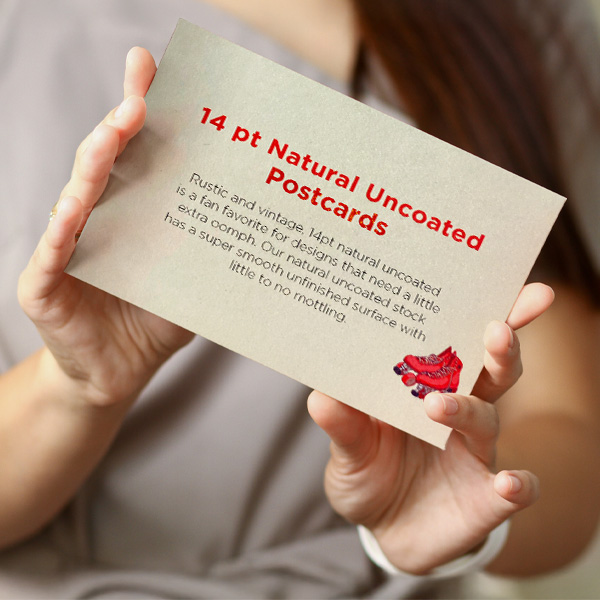 Cheap Natural Uncoated Post cards