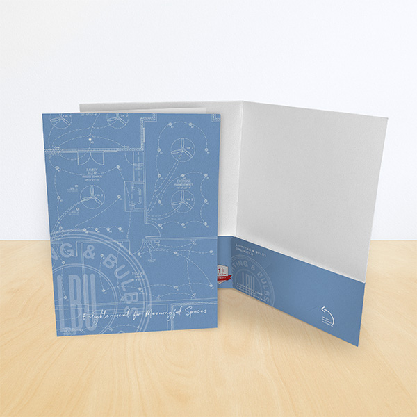 14pt uncoated folder cheap