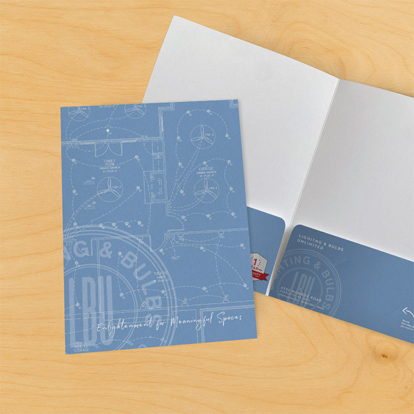 14pt uncoated folder cheap
