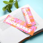 16pt custom Bookmarks Cheap matte glossy branding books