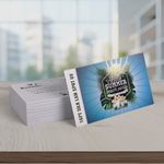 Silk Laminated Spot UV Business card Cheap