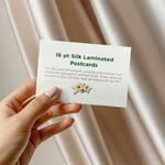 Cheap Silk Laminated Post Cards