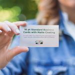16 pt Matte Coated Business Cards