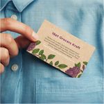 18pt Grocer's Kraft Business Cards Cheap