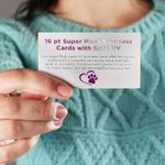 Thick Cards Velvet Lamination Spot UV