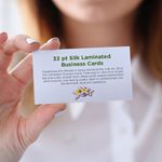 Super thick Silk Laminated Business card Cheap
