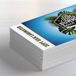 Super thick Silk Laminated Business card Cheap