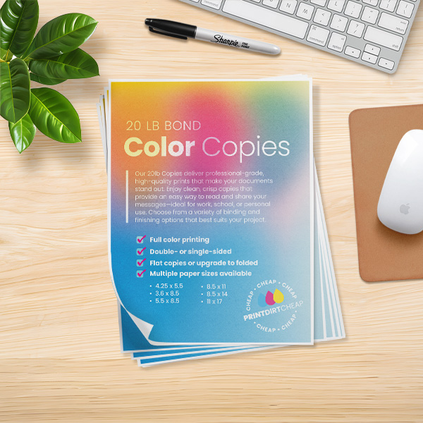 Cheapest full color copies copy paper cheap flyers
