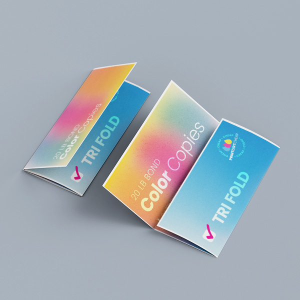 Trifold cheapest full color copies copy paper cheap flyers