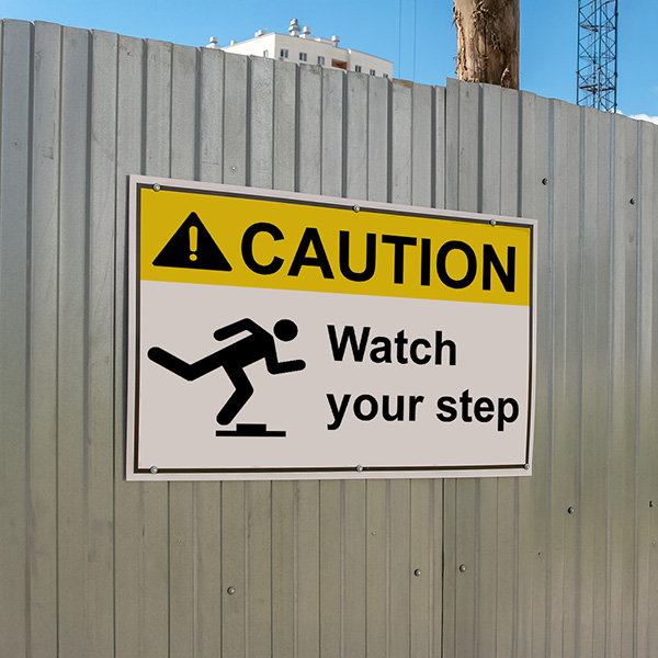 Cheap custom aluminum composite sign