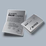 Bifold half fold black and white copies cheap copy paper 20 lb