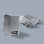 Double parallel fold brochure roll fold black and white copies cheap copy paper 20 lb