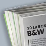 Cheapest copies Black and white BW copy cheap flyers slip sheet