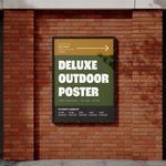 Cheap high quality weatherproof waterproof wear resistant outdoor posters signage advertisement