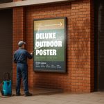 Cheap high quality weatherproof waterproof wear resistant outdoor posters signage advertisement