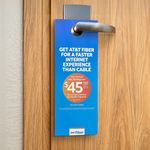 16pt matte or glossy door hanger promo printing cheap