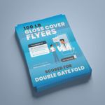 100lb Gloss Cover Flyers Cheap