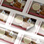 Gloss Coated Full Color Business Card Stickers Cheap
