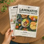 Cheap Laminated Restaurant Menus