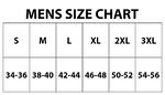 Men Short Sleeve T-Shirts Size Chart