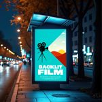 Backlit Film for bus stop poster