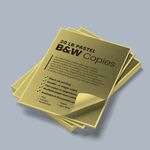 Cheapest copies pastel canary yellow paper Black and white black ink bw printing