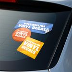 Cheap Fast Vinyl Bumper Sticker Decals Custom Advertising Sticky Labels