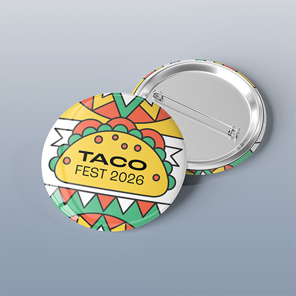 Cheap Custom Round Pin Badge Buttons