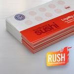 Rush 16pt C1S coated one side writable appointment stamp Business Cards