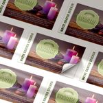 Matte Coated Full Color Business Card Stickers Cheap