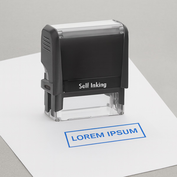 Self inking rubber stamps custom printing notary service signature official security